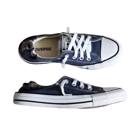 Converse Chuck Taylor All Star CTAS Shoreline Slip Womens Size 6.5 Navy Blue - Picture 4 of 12